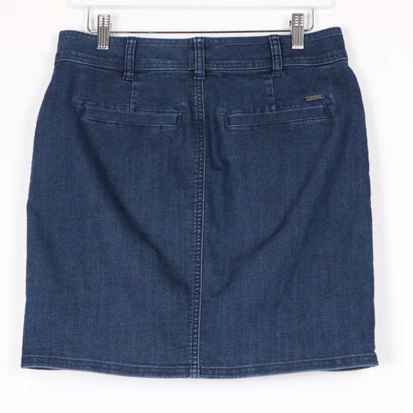 PrAna Kara Button Front Denim Skirt - Picture 6 of 8